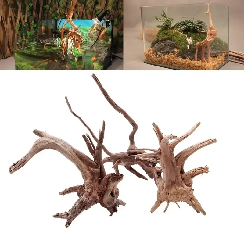 Aquarium Fish Hide - Natural Tree Trunk Driftwood Aquarium Fish