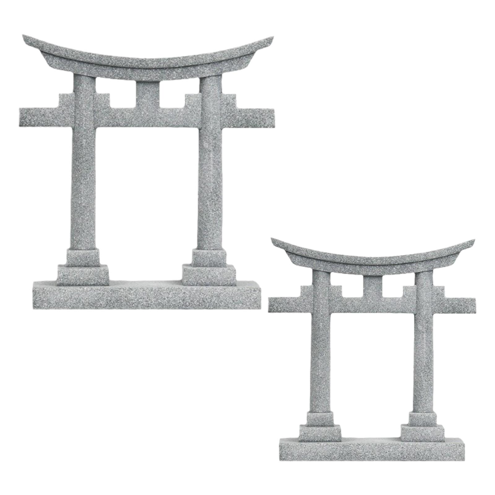 Aquarium Fish Hide - Fish Tank Decoration Miniature Japanese Torii