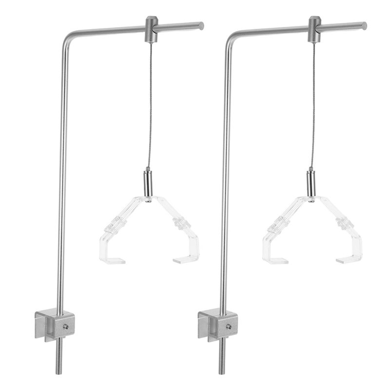 Aquarium Fish Saltwater - AB41-2Pcs Fish Tank Light Rack Aluminum