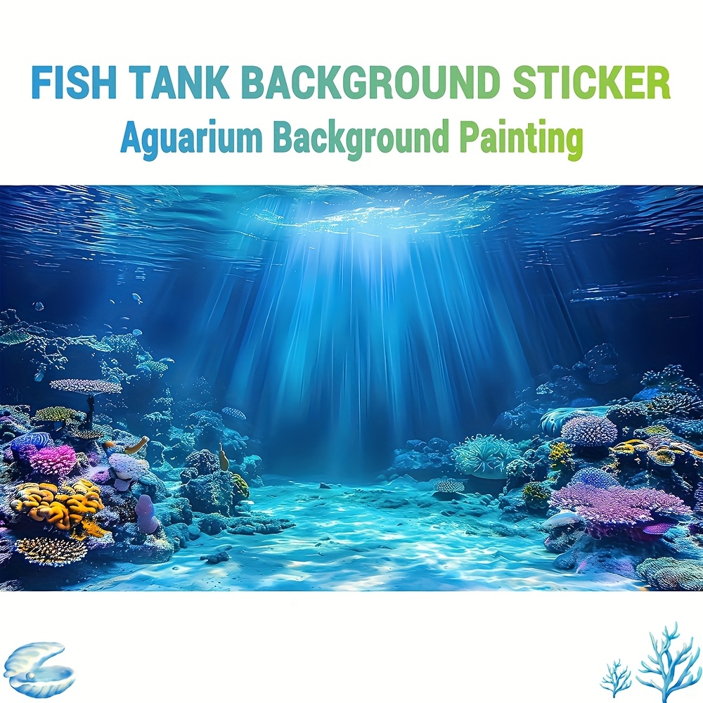 Aquarium Fish Wallpaper - Aquarium Background Wallpaper Fish Tank Sticker,