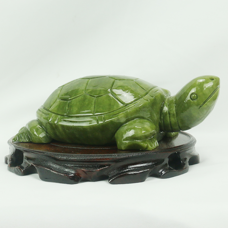 Natural Jade/turtle Sculpture/ - Aquarium Fish Saltwater ulasan dan harga