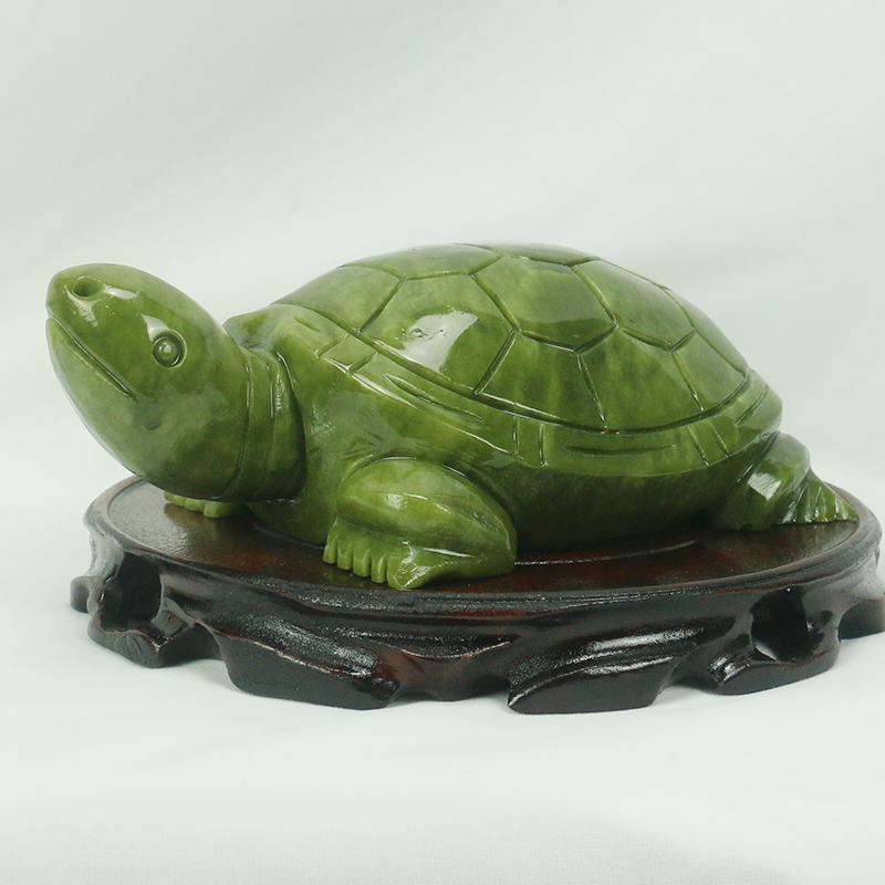 Natural Jade/turtle Sculpture/ - Aquarium Fish Saltwater ulasan dan harga