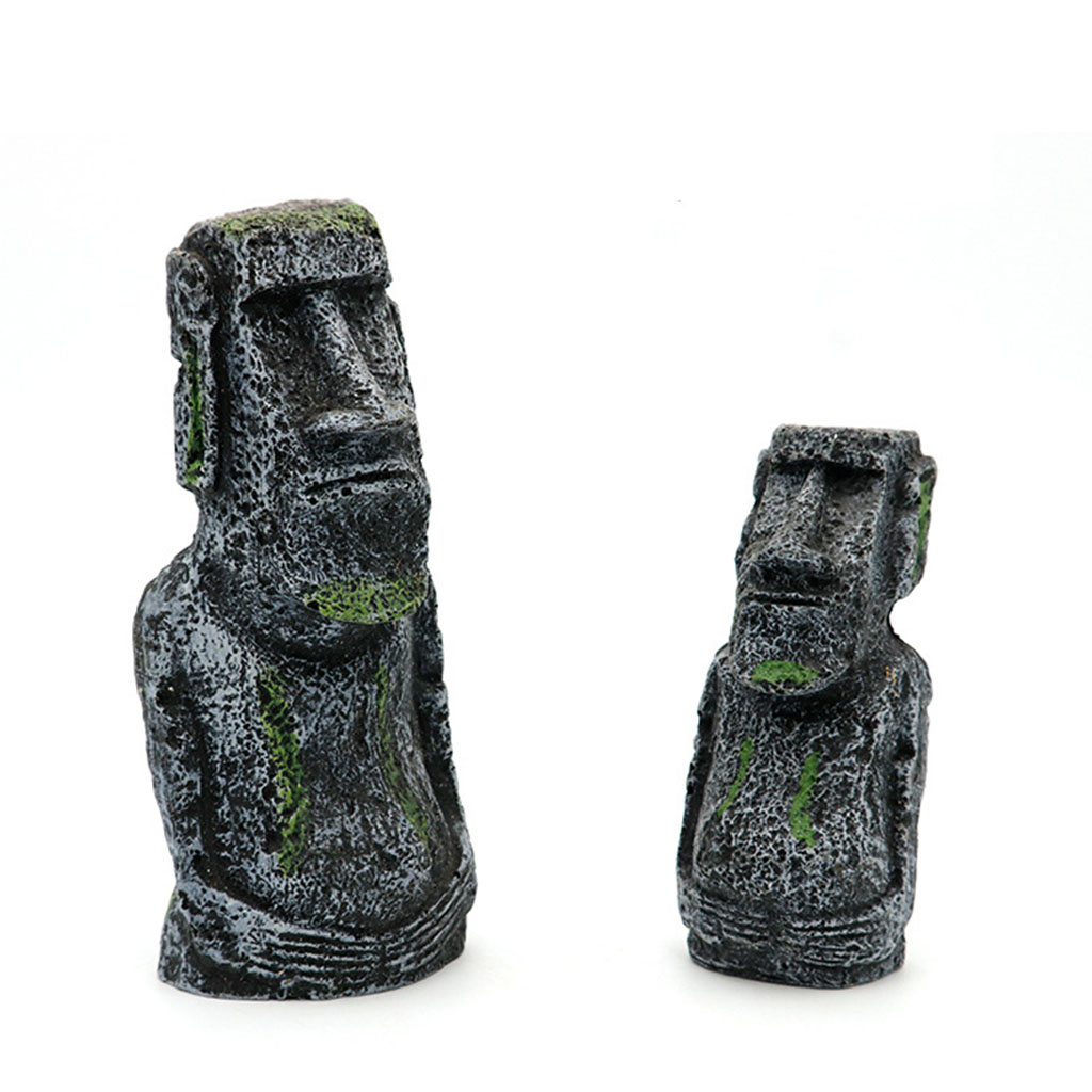 Aquarium Moai Statues Easter I - Aquarium Fish Saltwater ulasan dan harga