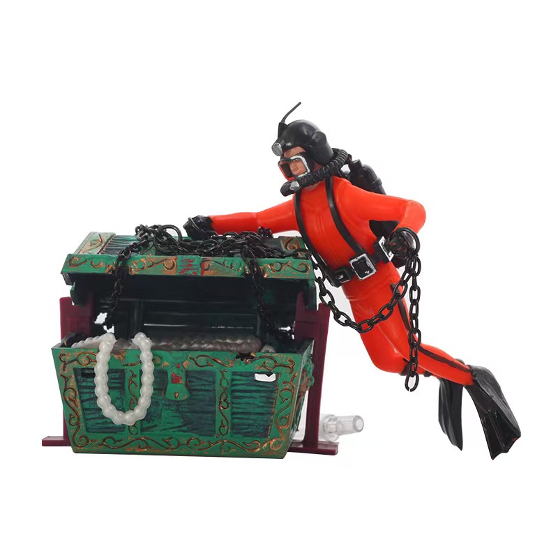 Treasure Frogman Aquarium Orna - Aquarium Fish Of The World ulasan dan harga