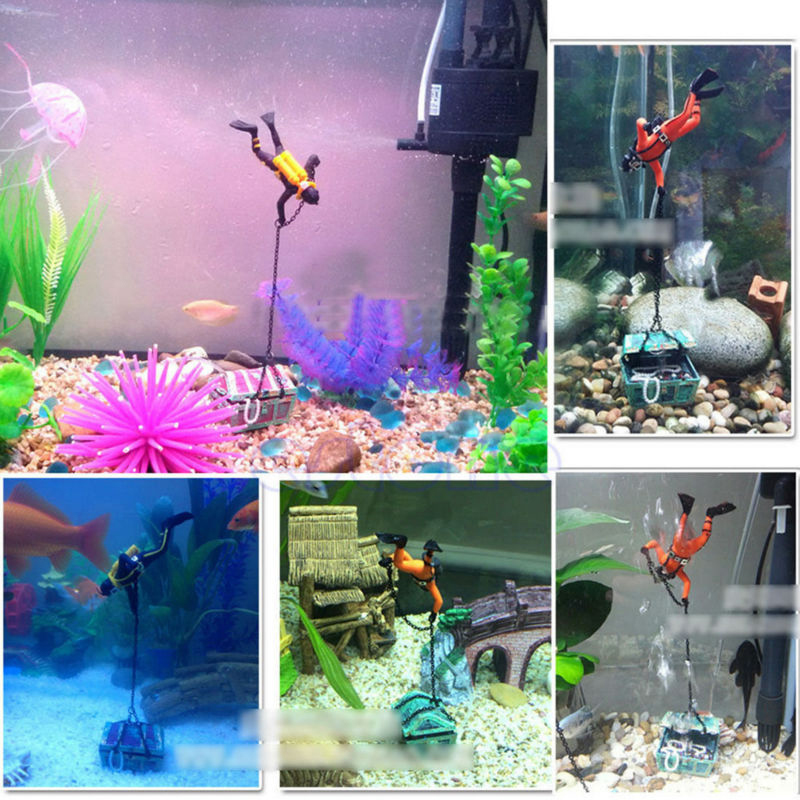 Treasure Frogman Aquarium Orna - Aquarium Fish Of The World ulasan dan harga