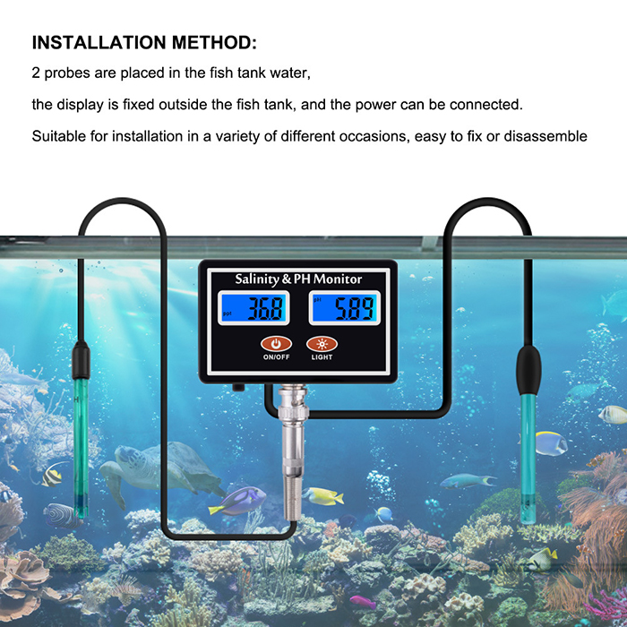 Online PH & Salinity Monitor 2 - Aquarium Fish In Online ulasan dan harga