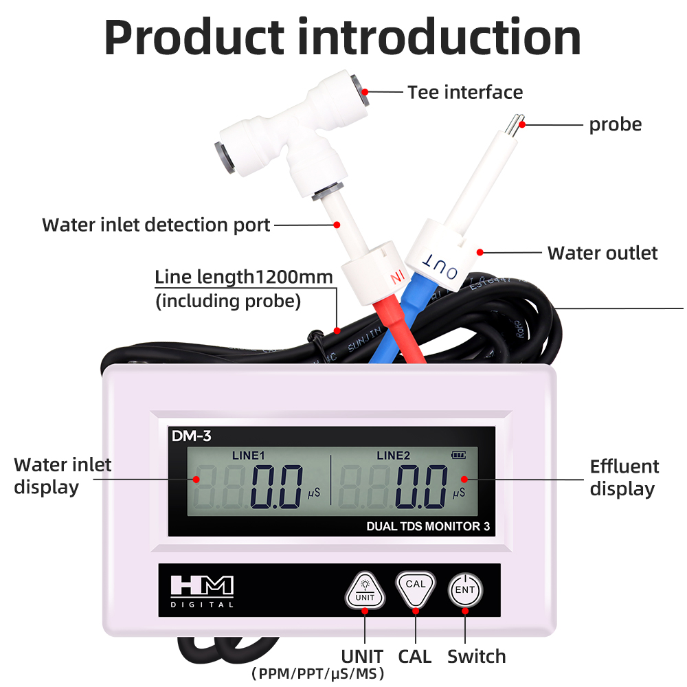 HM DM3 Online TDS EC Water Qua - Aquarium Fish In Online ulasan dan harga