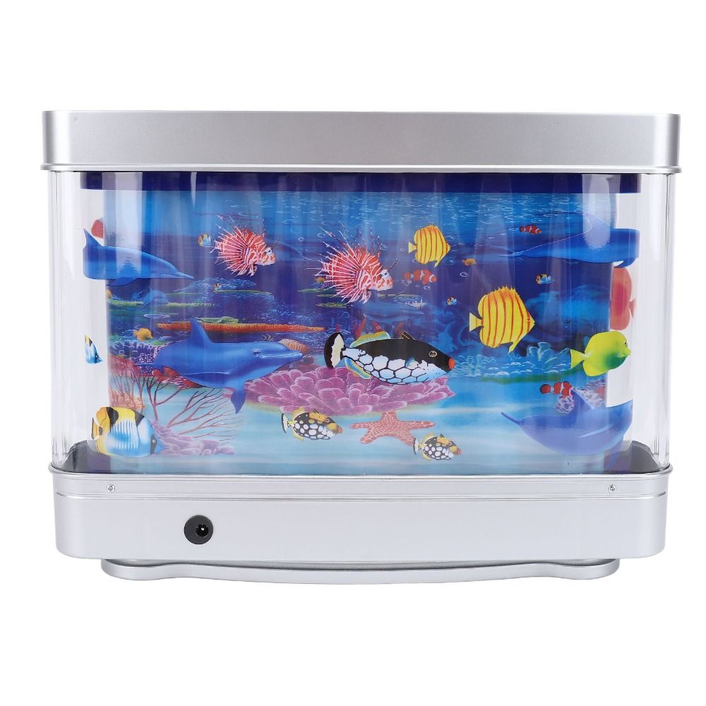 Decorative LED Fake Fish Tank  - Aquarium Fish Exotic ulasan dan harga