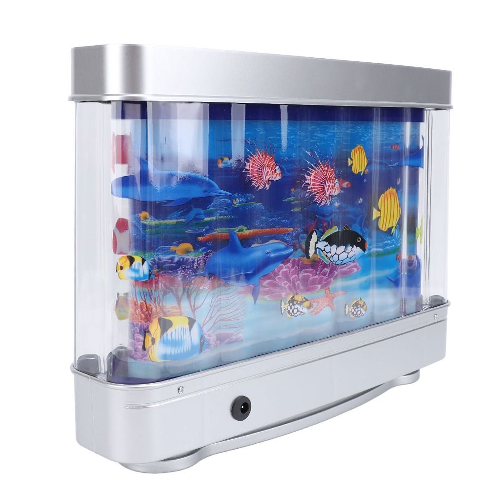 Decorative LED Fake Fish Tank  - Aquarium Fish Exotic ulasan dan harga