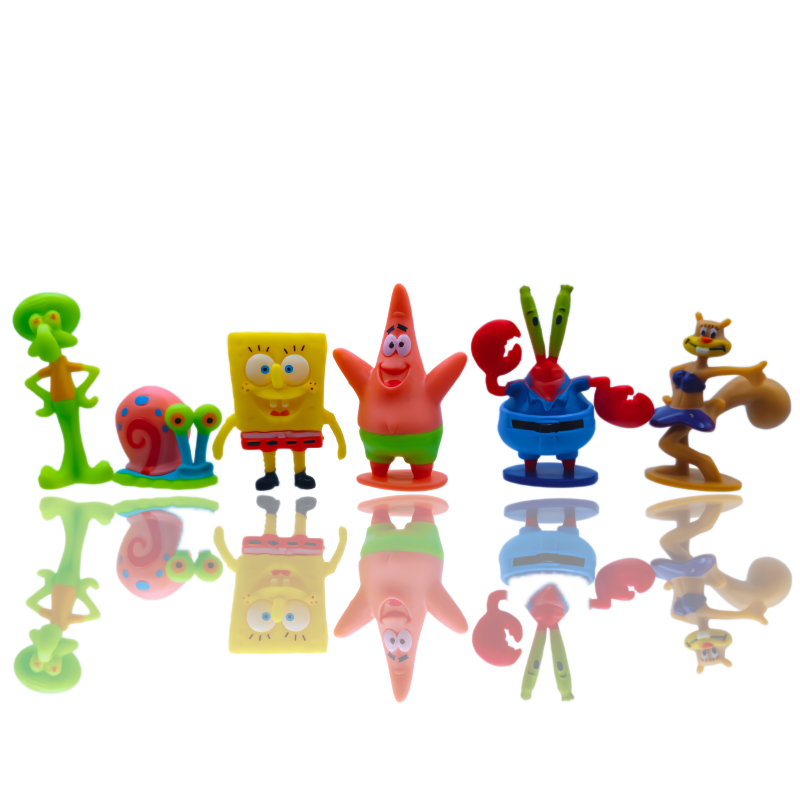 6pcs SpongeBob Fish Tank Decor - Aquarium Fish Saltwater ulasan dan harga
