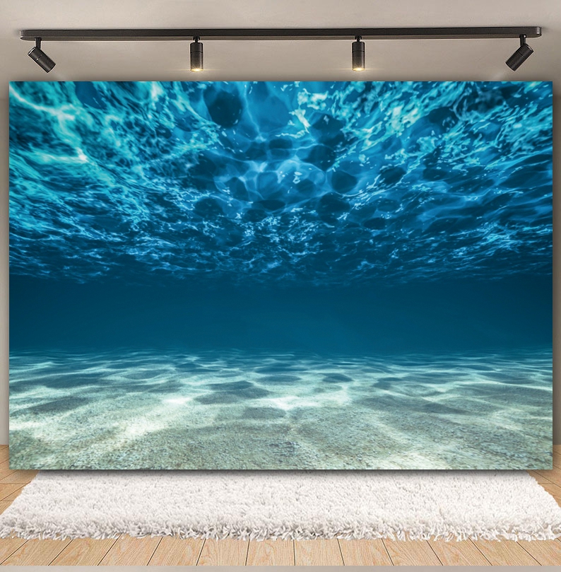 Underwater World Seabed Backdr - Aquarium Fish Of The World ulasan dan harga