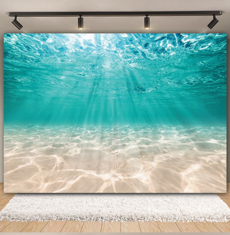 Underwater World Seabed Backdr - Aquarium Fish Of The World ulasan dan harga