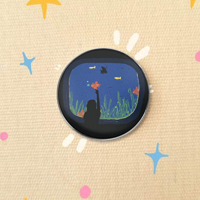 Dreamy Aquarium Scene UV Print - Aquarium Fish Of The World ulasan dan harga