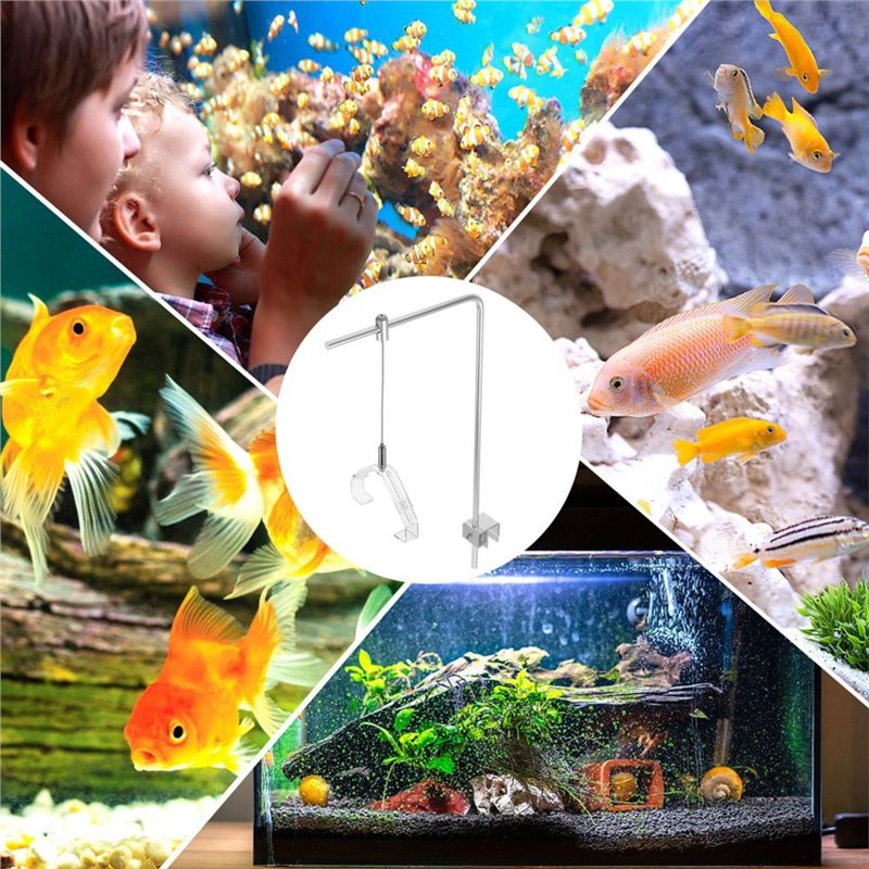 AB41-2Pcs Fish Tank Light Rack - Aquarium Fish Saltwater ulasan dan harga