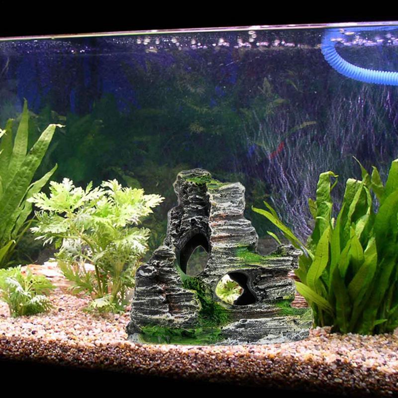 Aquarium Sandstone Decoration  - Aquarium Fish Hide ulasan dan harga