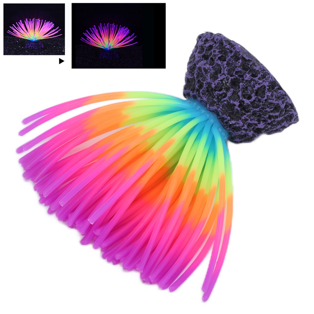 Colorful Aquarium Silicone Cor - Aquarium Fish Rainbow ulasan dan harga