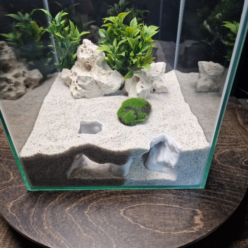 Premium 3D Print ShoreSand Aqu - Aquarium Fish Hide ulasan dan harga