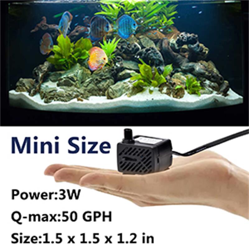 Mini Fish Tank Water Pump Easy - Aquarium Fish Rate ulasan dan harga