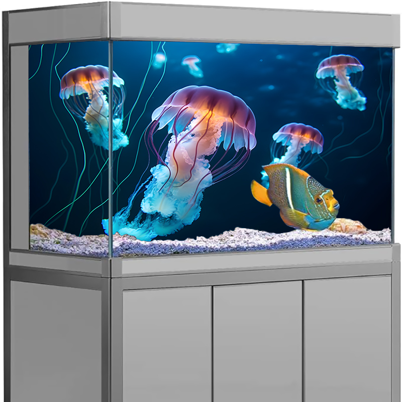 Fish Tank Decor Aquarium Backg - Aquarium Fish Wallpaper ulasan dan harga