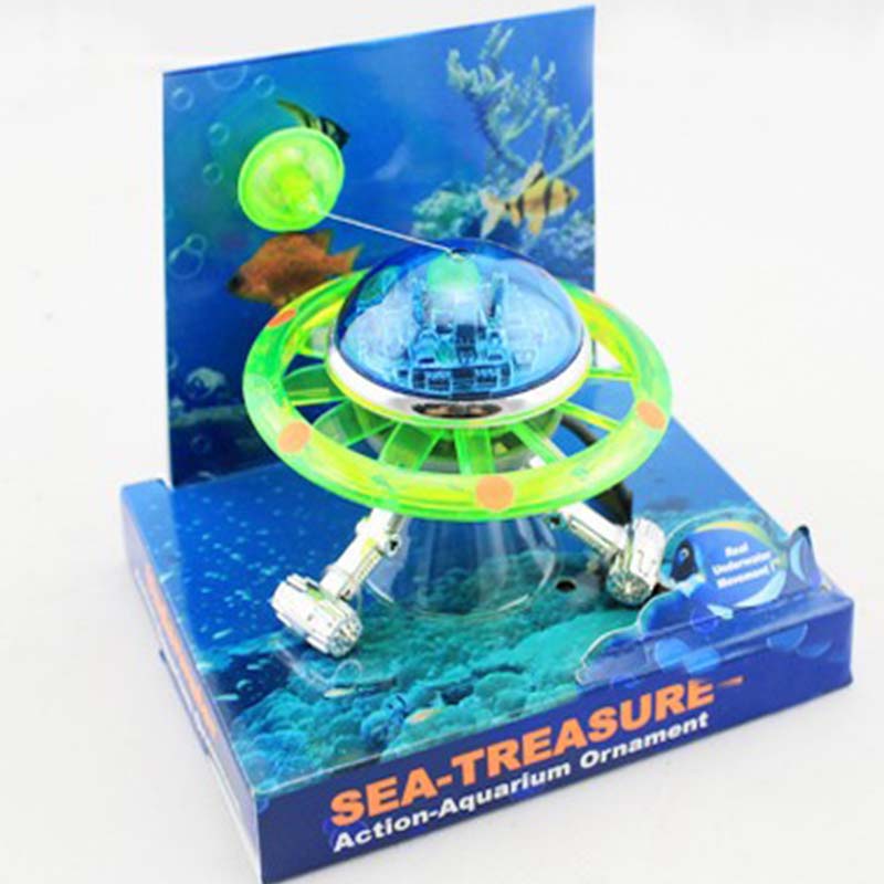 Suspended UFO Aquarium Statue  - Aquarium Fish Of The World ulasan dan harga