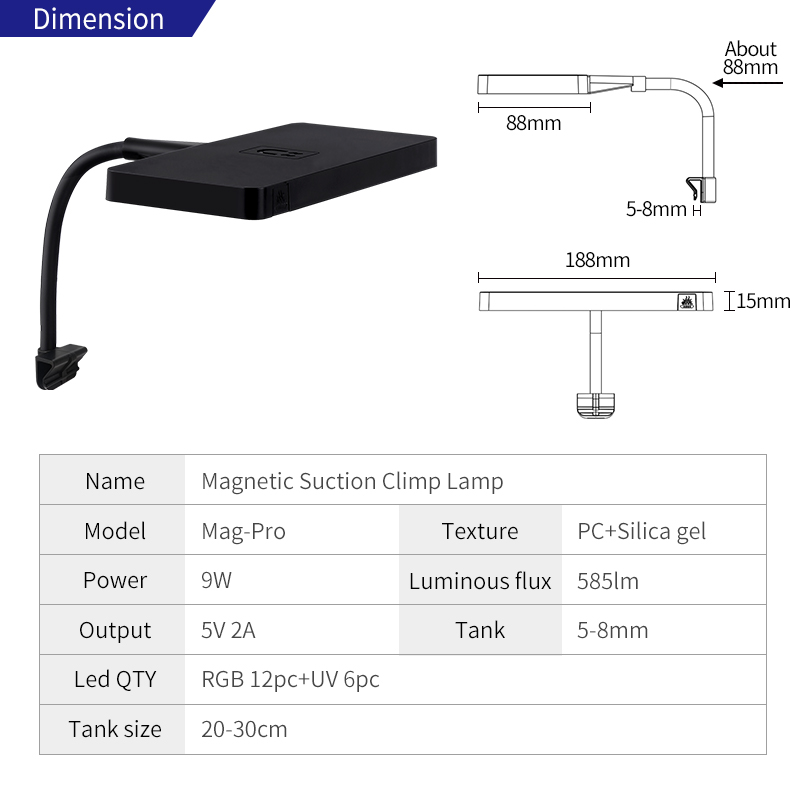 Mag-Pro LED RGB Dimming xiaomi - Aquarium Fish App ulasan dan harga