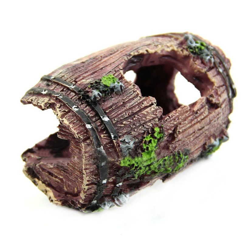 Aquarium Artificial Barrel Cav - Aquarium Fish Hide ulasan dan harga