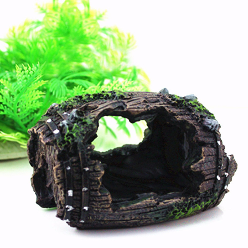 Aquarium Artificial Barrel Cav - Aquarium Fish Hide ulasan dan harga