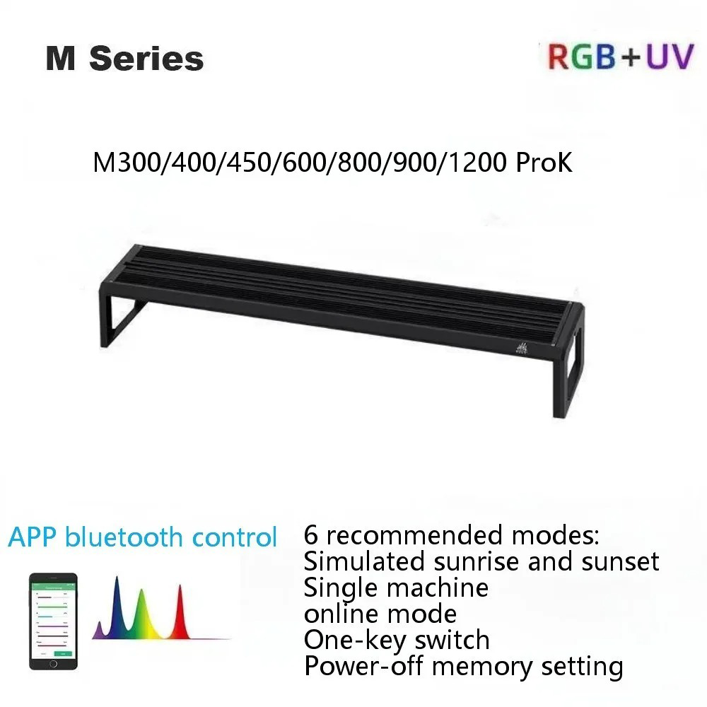 Week Aqua M Series RGB+UV Wate - Aquarium Fish App ulasan dan harga