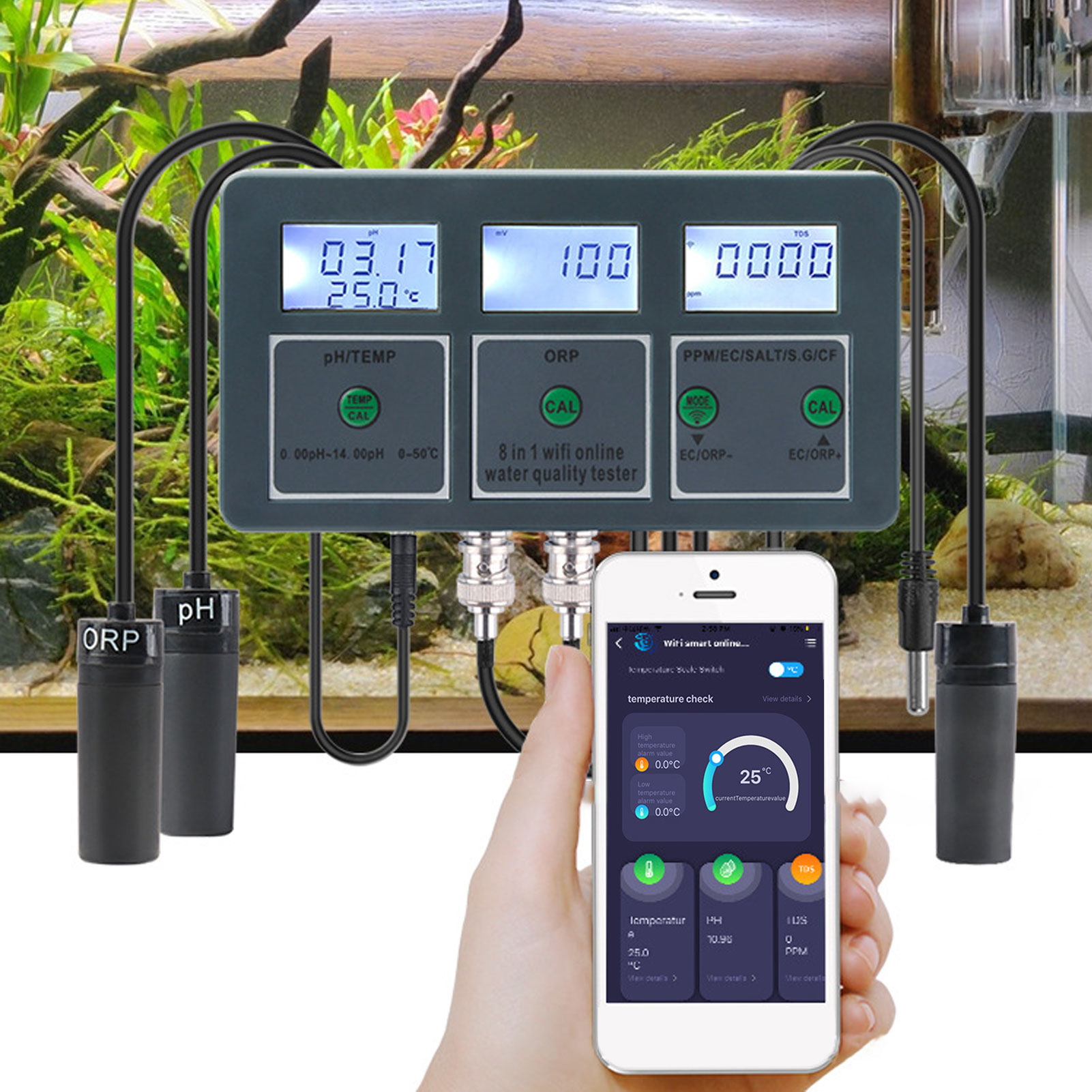 Water Quality Tester Multi Par - Aquarium Fish In Online ulasan dan harga